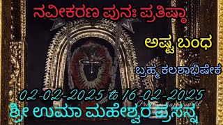 ಶ್ರೀ ಉಮಾಮಹೇಶ್ವರ ದೇವಸ್ಥಾನ ನಾರಂಪಾಡಿ | ಅಷ್ಟಬಂಧ ಬ್ರಹ್ಮ ಕಲಶೋತ್ಸವ |#narampady