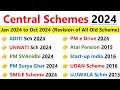 Scheme Current Affairs 2024 | Central Government Schemes 2024 | All important schemes 2024