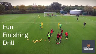 Simple Finishing Drill including 2 shots