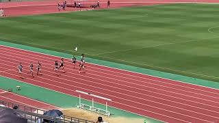 第77回松山市中学校総合体育大会　陸上競技　女子2年生　100m決勝