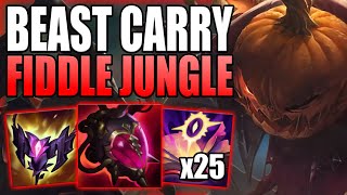 FIDDLESTICK JUNGLE IS AN ABSOLUTE BEAST AT CARRYING SOLO Q GAMES! - Gameplay Guide League of Legends