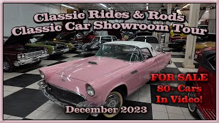 CLASSIC CARS FOR SALE - Classic Rides \u0026 Rods - Lot Walk - Muscle Cars - Classic Cars