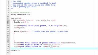 grade processing using sentinel