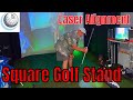 using The Square Golf Alignment and Leveling Stand | FrugalFixerSpike.Com