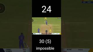 real cricket 22 ll 5 balls 30 run impossible 😱😱 it is possible complete Virat Kohli #short #viral