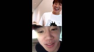 190802 Kevin's Insta live with Jun (U-KISS)