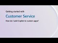 How do I add Copilot to custom apps? | Getting Started with D365 Shorts