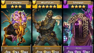 Empires \u0026 Puzzles Wulfstan Shoggo \u0026 Cthuwu the Shadow Heroes have finally revealed their secrets! 🙊