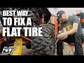 Maybe The Best Way To Fix A Flat Tire