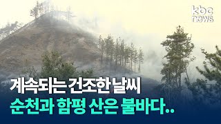 '대형산불' 이틀째..집어삼킨 산림만 축구장 875개 규모 / KBC뉴스