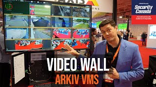 Video Wall Management in Arkiv VMS for Security Monitoring