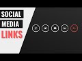 [ HTML | CSS ]  Social Media Share Buttons