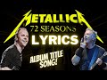 Metallica: 72 Seasons (Lyrics Music Video)