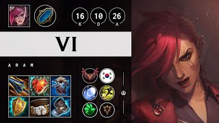 Vi ARAM: Triple Kill, Unstoppable - KR Grandmaster Patch 25.S1.1