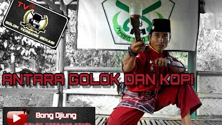 Antara kopi dan golok sore