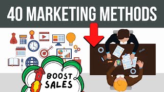 Top 40 Business Marketing Methods to Include in Business Management Process