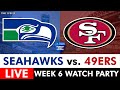 Seahawks vs. 49ers Streaming Scoreboard, Free Play-By-Play, Highlights, Boxscore | NFL Week 6