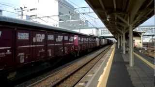 【久々のEF210！！】EF210-129牽引　5060レ　高速貨物列車　《2012/4/19》