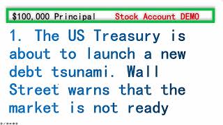 Treasury is about to launch a new debt tsunami. Wall Street warns that the market is not ready