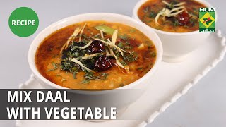 Mix Daal with Vegetable Recipe | Lazzat | Masala TV | Samina Jalil | Desi Food