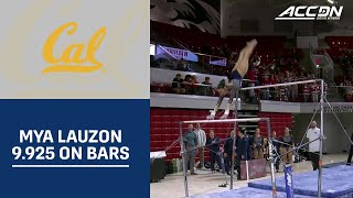 Cal's Mya Lauzon Captures Top Spot With A 9.925 On Bars