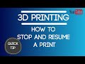 How to Stop and Resume a 3D Print Overnight on the Creality  Ender 3