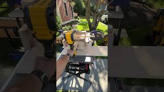 Cordless Tablesaw Head-2-Head testing - prototype