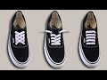 3 WAYS TO LACE VANS AUTHENTIC | Authentic Vans Lacing