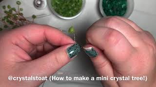 How to make mini crystal tree!