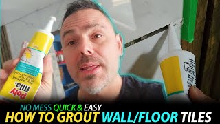 How to Grout Wall Tiles \u0026 Floor Tiles Like a DIY Pro | Fast, Easy, Mess-Free Tips for tile grouting