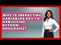 Why Is Inspecting Variables Key To Debugging Python Programs? - Python Code School