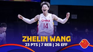 🇨🇳 Zhelin Wang's unstoppable performance lifts China over Iran! #FIBAWC 2023 Qualifiers