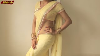 How To Wear Sari To Look Hot:DIY Perfect Saree Drape Step By Step Classes(JiilaHub)