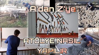 A'dan Z'ye Atölye Nasıl Yapılır/ Atölye Yapımı / Kendinyap / how to make a workshop/recycling