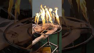 The flame effect of Skyflame Round Stainless Steel Fire Pit Jet Burner Ring