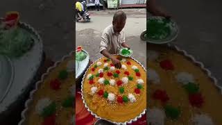 Taj Bag Famous Halwa Paratha😍| 50Kg Sooji Halwa😱| Biggest Paratha of India🇮🇳😱| #shorts #short