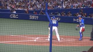 ナゴヤドーム内野3塁側12列L144（試合中）