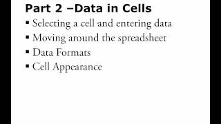 Introduction to Spreadsheets - Part 2