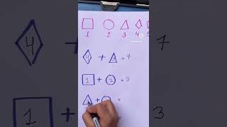 Number shape worksheet for kids 🟰🌻🧠 #karyasthal #mathstricks #concentrationactivity