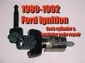 FORD 1980-1992 Ignition switch, lock cylinder, rack, pinion and actuator rod repair FORD 1980-1992 Ignition switch, lock cylinder, rack, pinion and actuator rod repair