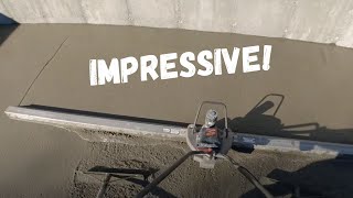 How To Pour A 50' X 32' Concrete Floor with the ScreeDemon Battery Powered Vibratory Screed