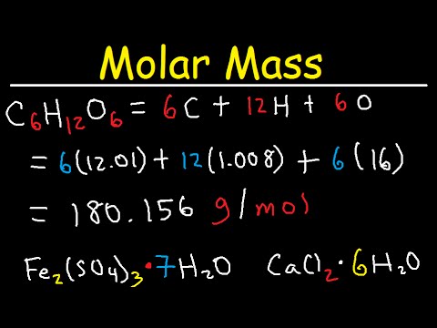 Molar Mass Calculations of a Compound - Chemistry - Formula Weight & Molecular Mass Problems Molar Mass Calculations of a Compound - Chemistry - Formula Weight & Molecular Mass Problems