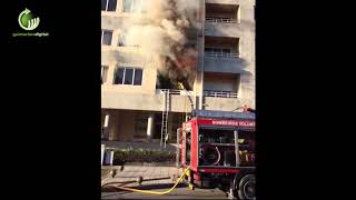 Bombeiros de Guimarães combatem incêndio em apartamento na freguesia da Costa