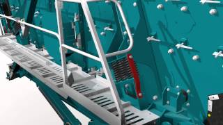 Animation - Powerscreen Chieftain 2100X mobile screen start-up sequence