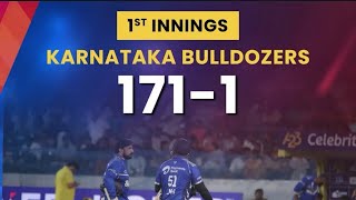 Karnataka Bulldozers 1st innings Batting against Mumbai Heros Full innings || CCL 2025 || #ccl