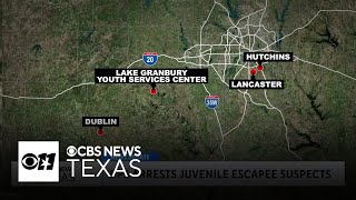 Three teens arrested in Hutchins after escaping from a Granbury detention facility