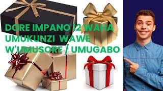 Dore impano 12 ushobora guha umukunzi wawe w'umusore/w'umugabo