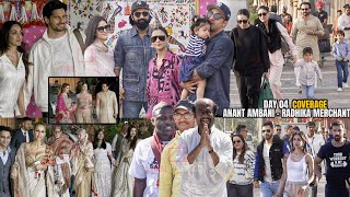 UNCUT - Anant Ambani - Radhika Merchant Pre Wedding | DAY 04 COVERAGE | Celebrities Leaving