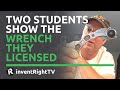 Two inventRight Students Show the Wrench They Licensed