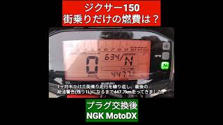 150ccのバイクで、1ヶ月半街乗りだけを続けた走行燃費は？